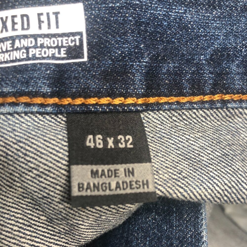 Carhartt Relaxed Fit 5-Pocket Jeans Mens Size 46x32 Straight Leg New BD5119-M - Picture 7 of 7